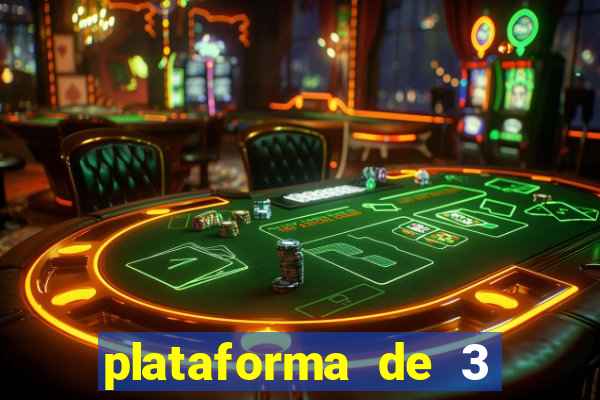 plataforma de 3 reais jogo